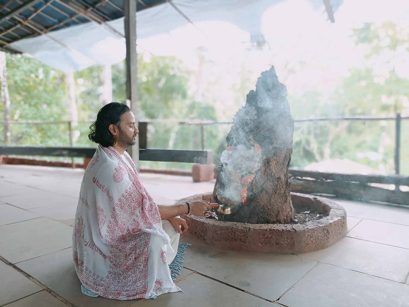 Lead teacher, Pradip Krishnaa