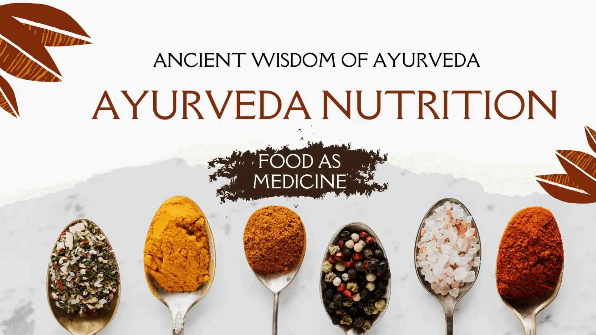 Ayurveda Nutrition Banner