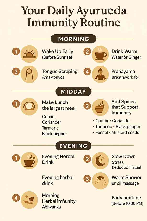 Daily Ayurvedic Immunity Cycle