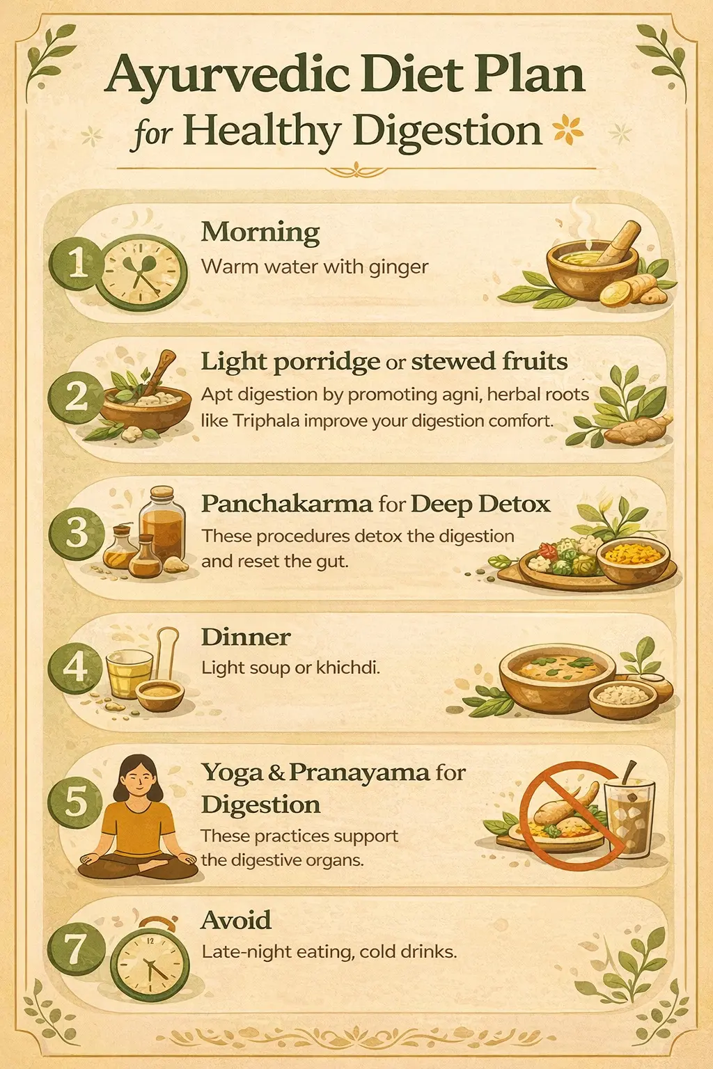 Ayurvedic Treatment for Digestion – Ayurvedic diet plan for healthy digestion