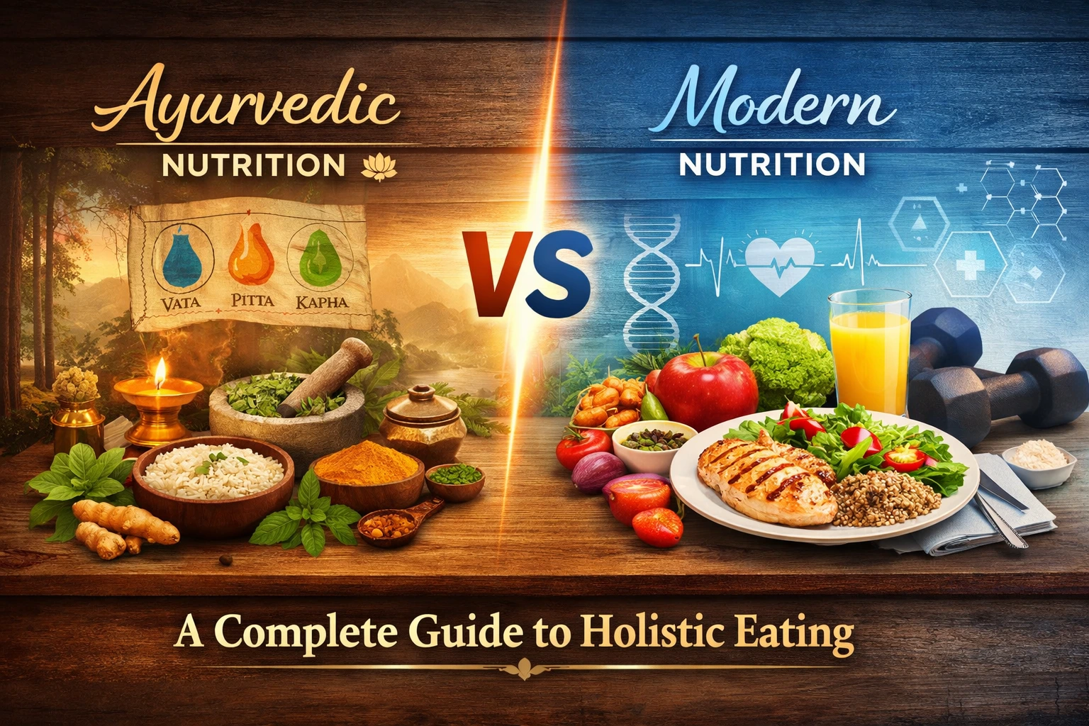 Ayurvedic Nutrition vs Modern Nutrition