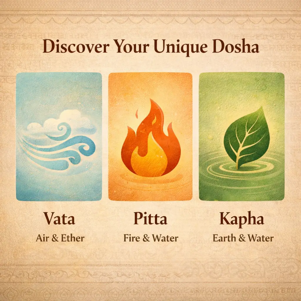 Doshas Ayurveda | Vishuddhi Issha Yoga Ayurveda Ayurveda dosha elements Vata Pitta Kapha