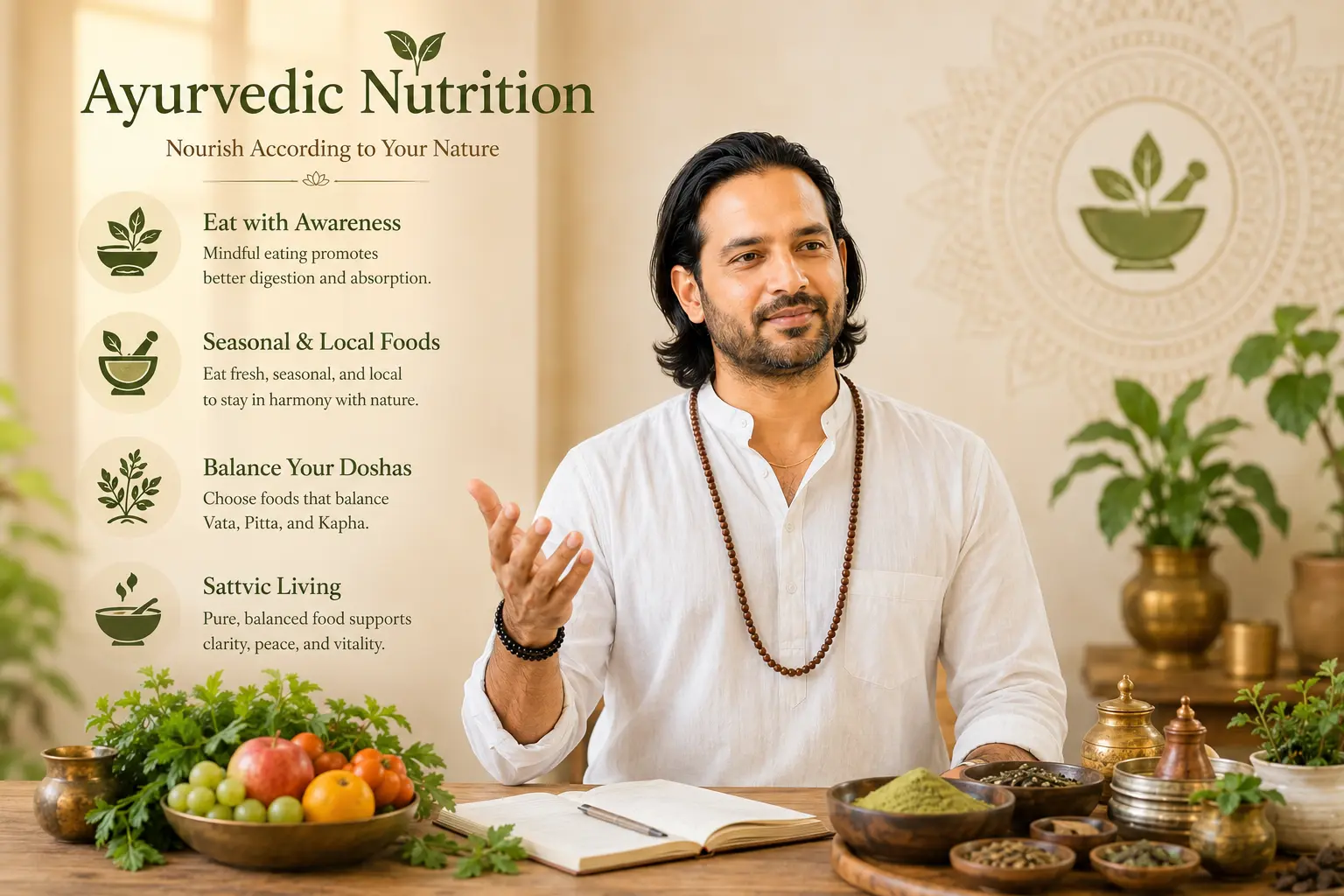 Ayurveda Dietetics and Nutrition Course | Vishuddhi Issha Yoga Ayurveda Ayurveda Nutrition Course