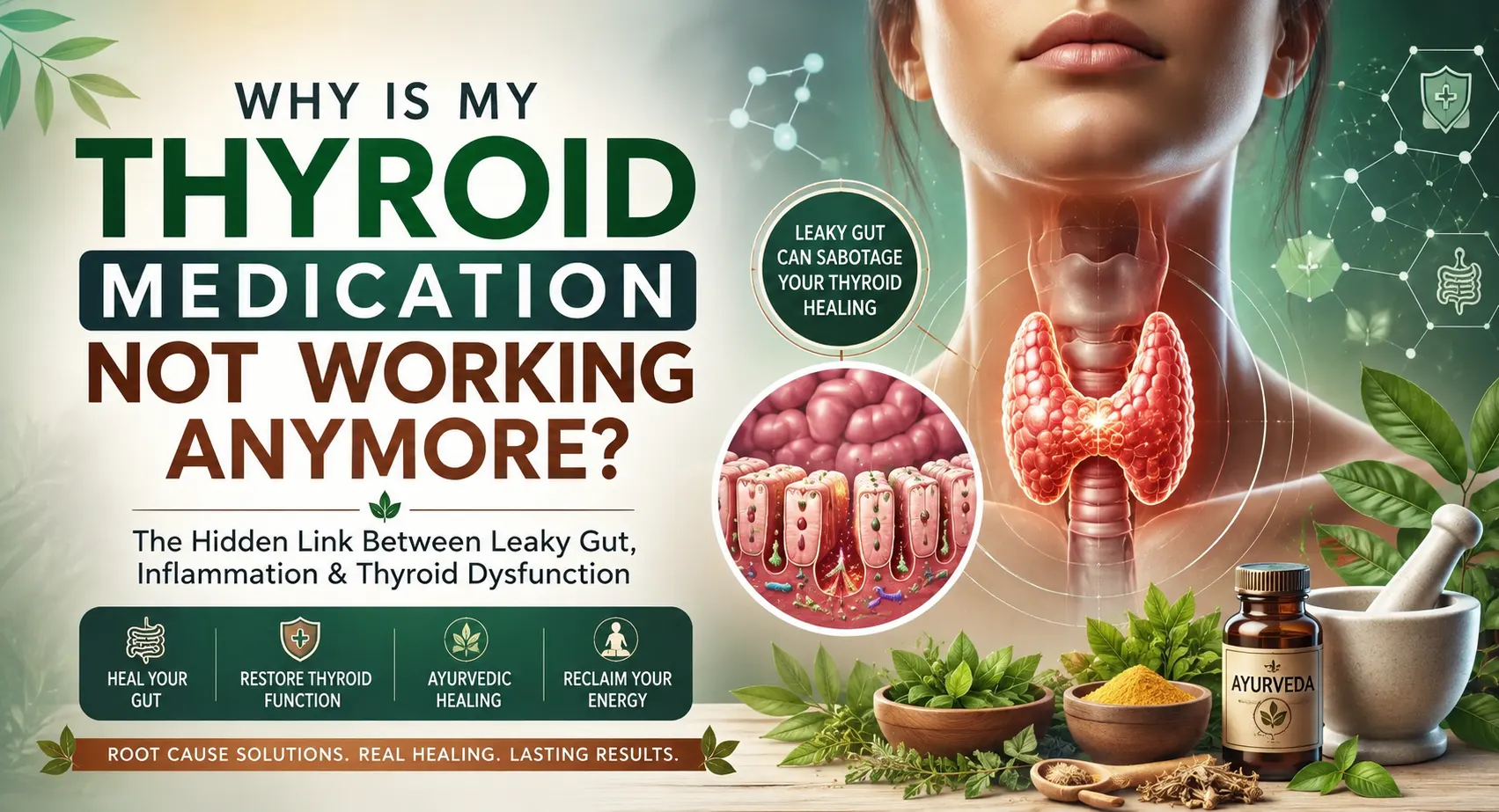 Thyroid Leaky Gut | Vishuddhi Issha Yoga Ayurveda why is my thyroid medication not working