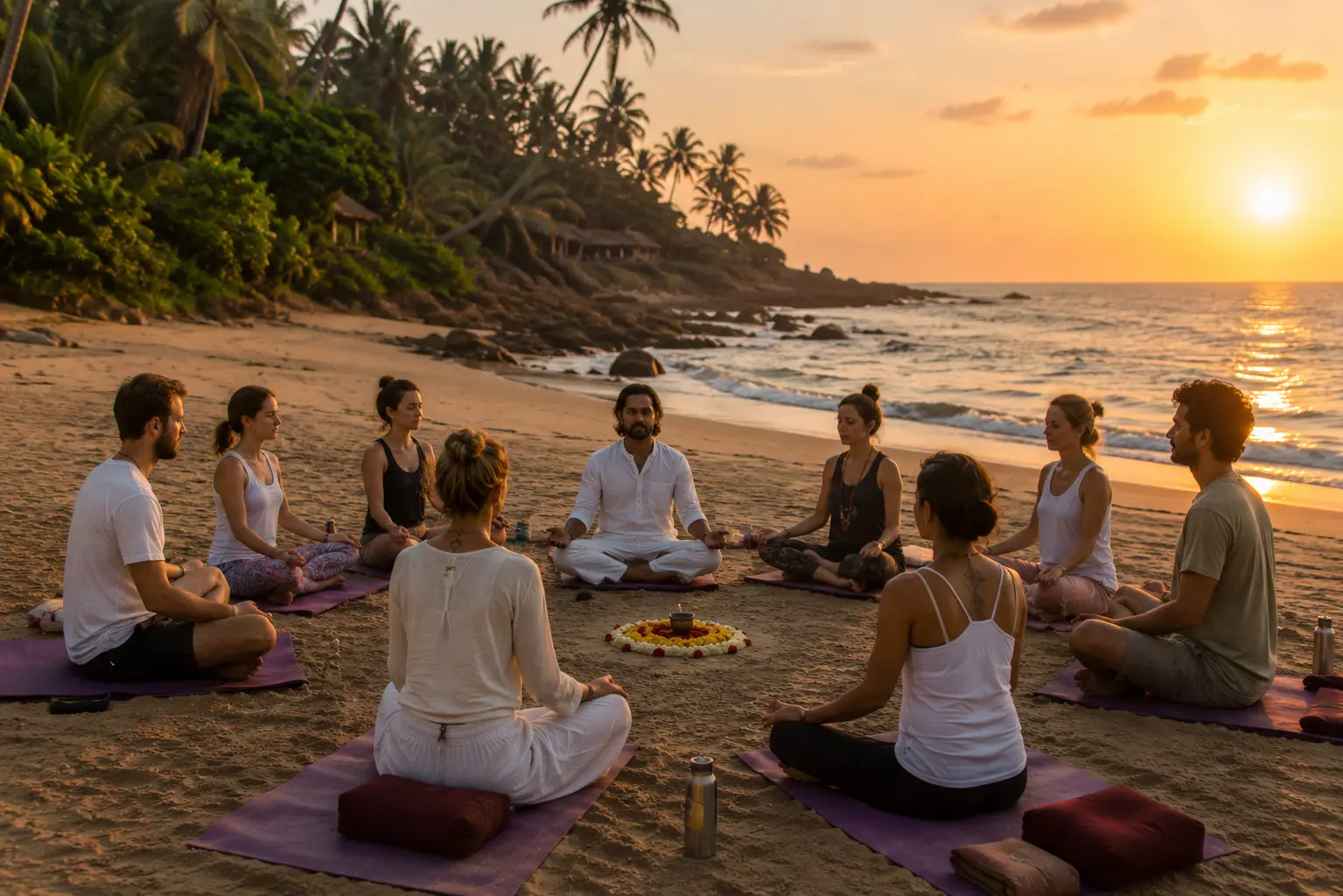 Yoga Teacher Training India 1 | Vishuddhi Issha Yoga Ayurveda Yoga Community Goa