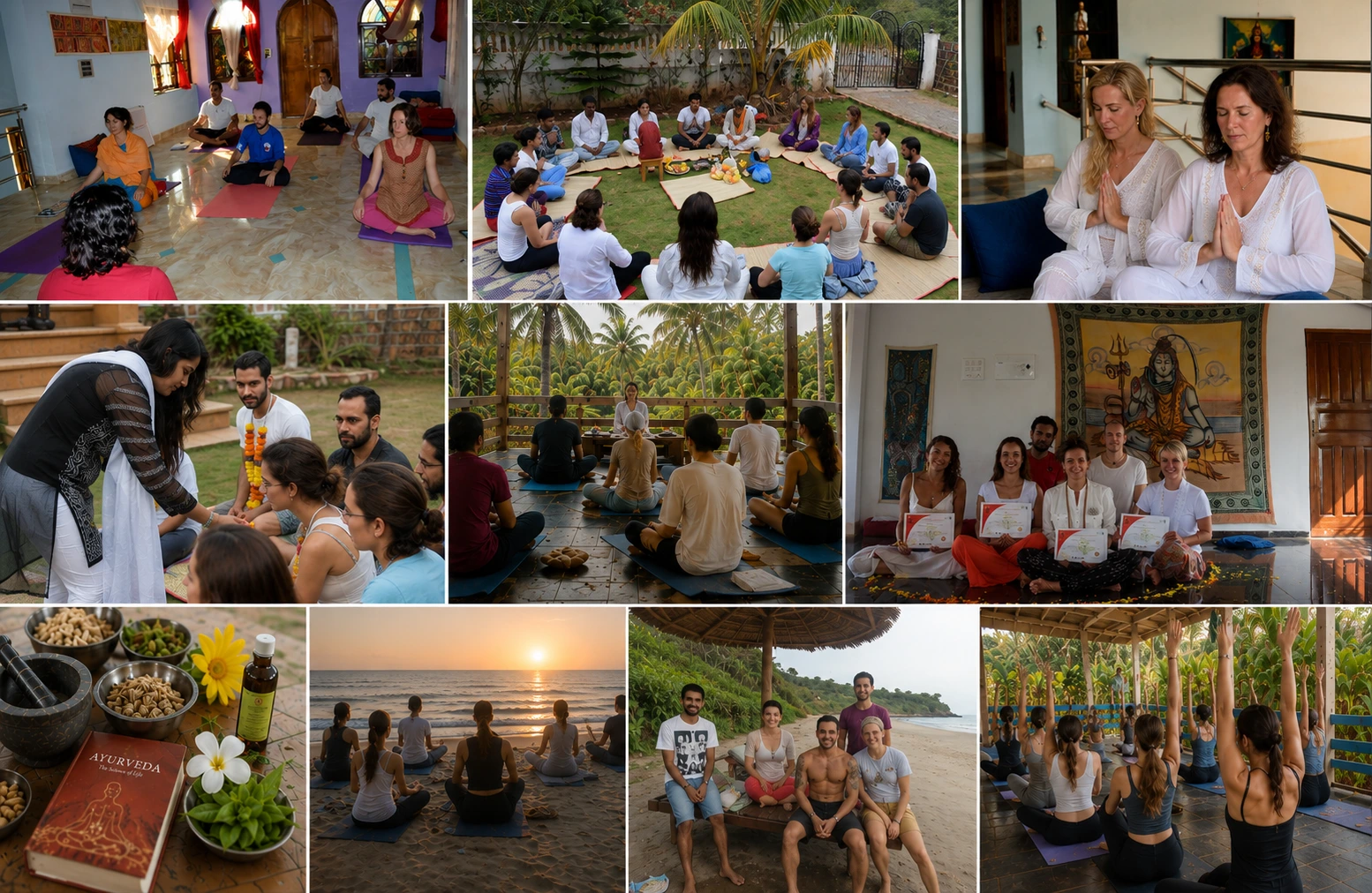 Yoga Teacher Training India 3 | Vishuddhi Issha Yoga Ayurveda Authentic Yoga Teacher Training Goa
