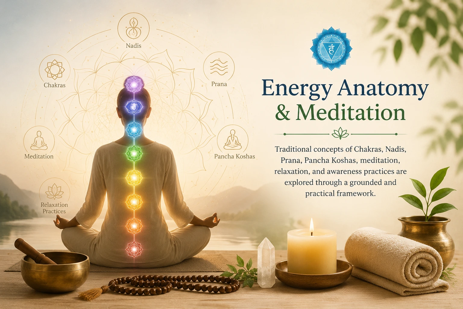 Yoga Therapy 56 | Vishuddhi Issha Yoga Ayurveda Energy Anatomy & Meditation