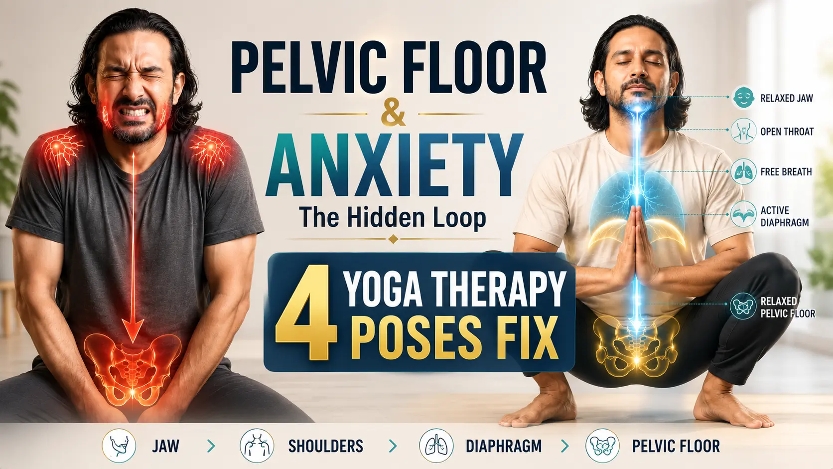 Pelvic Stress loop | Vishuddhi Issha Yoga Ayurveda can tight pelvic floor cause anxiety
