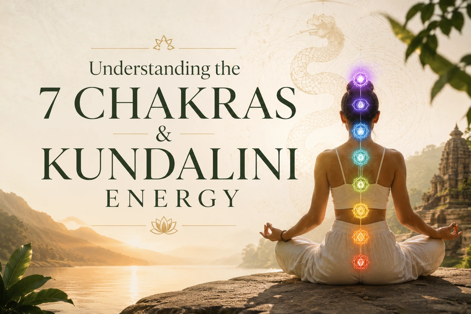Chkras and Kundalini Energy | Vishuddhi Issha Yoga Ayurveda Chakras and Kundalini Energy: A webpage banner