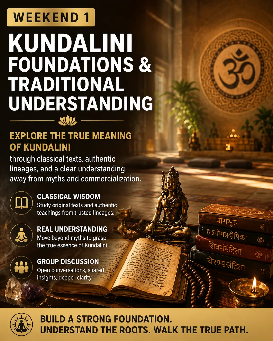 Kundalini 1 | Vishuddhi Issha Yoga Ayurveda Weekend 1: Kundalini Foundations and Traditional Understanding