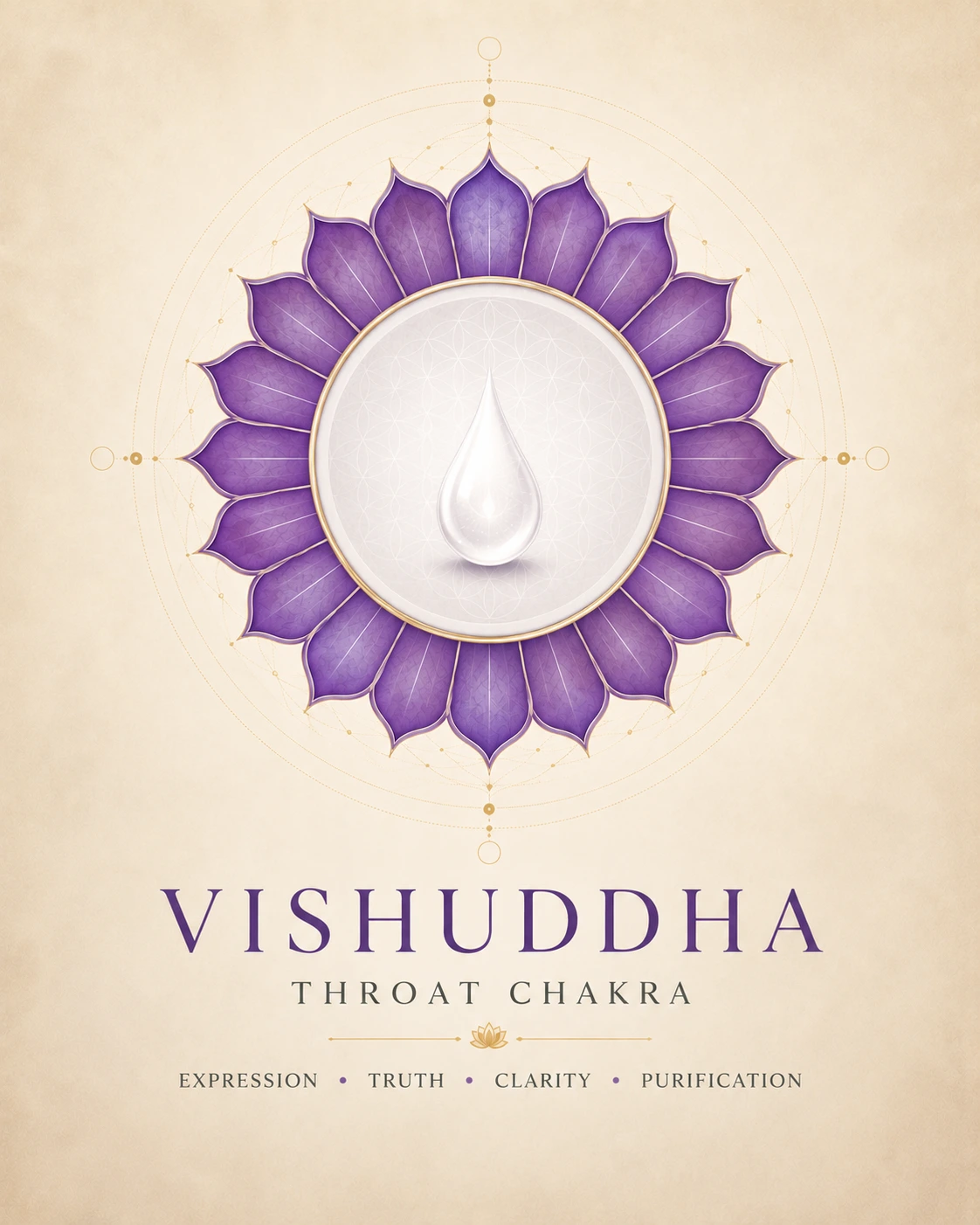 Vishuddhi Chakra | Vishuddhi Issha Yoga Ayurveda Vishuddha Throat Chakra Symbol