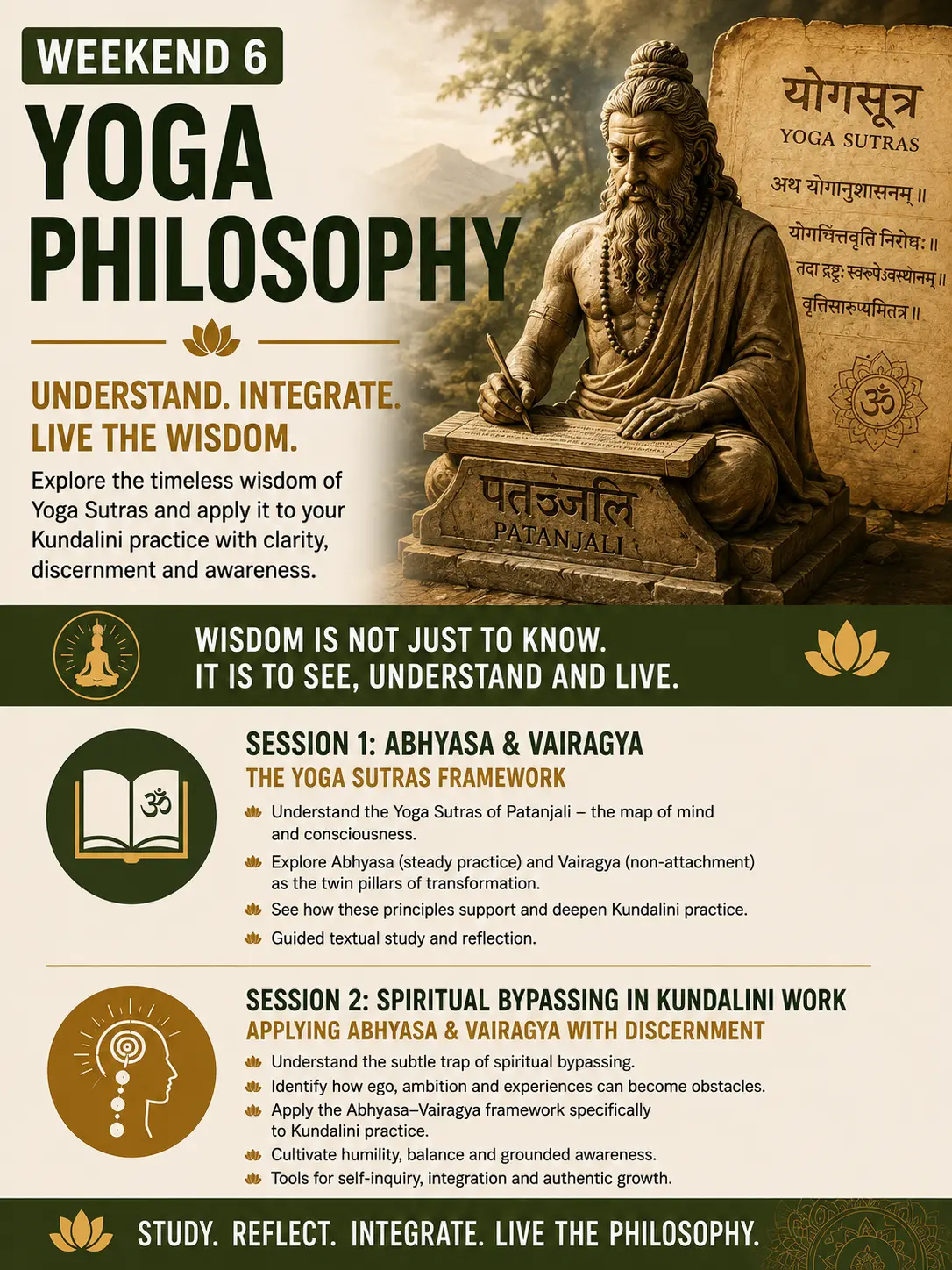 kundalini 6 | Vishuddhi Issha Yoga Ayurveda Weekend 6: Yoga Philosophy