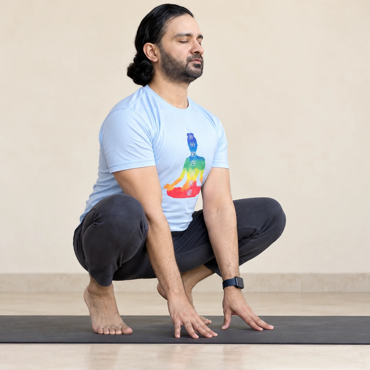 Crow pose | Vishuddhi Issha Yoga Ayurveda 12. Kakasana