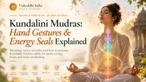 Kundalini Mudras Energy Seals Explained | Vishuddhi Issha Yoga Ayurveda Kundalini Mudras: 10 Hand Gestures, Benefits & How to Practise Them